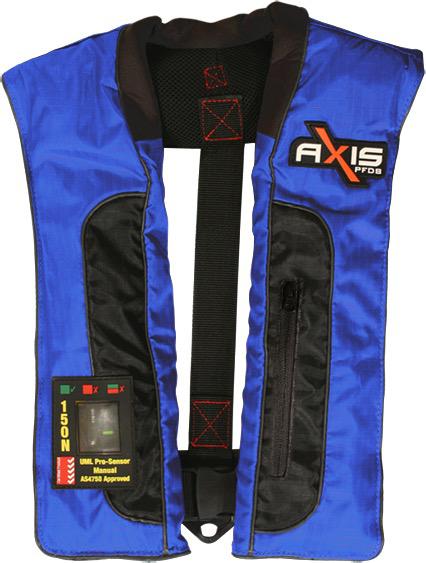 Axis Offshore Pro 150 Mk2 - Manual Inflatabale Lifejacket (PFD) - Blue