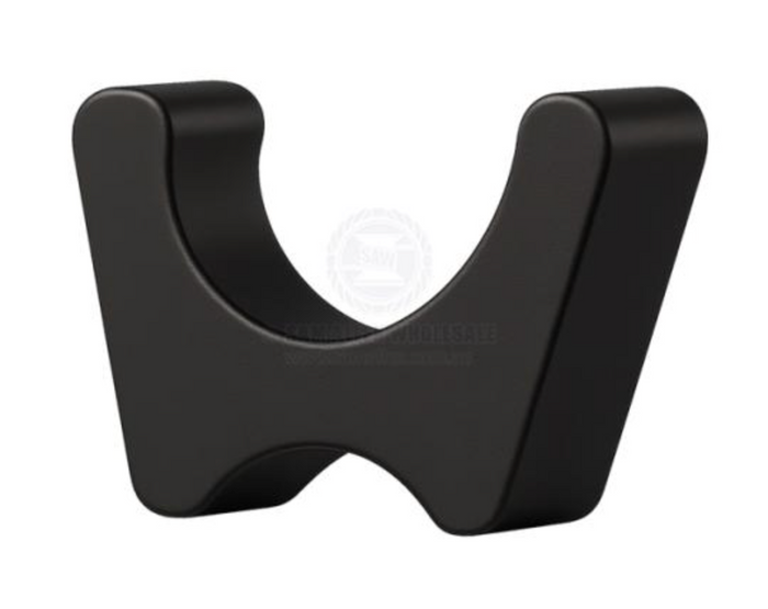 Relaxn ladder tube clip & bearer kit black nylon curved base (Suit 25mm OD) - Bosuns Boat