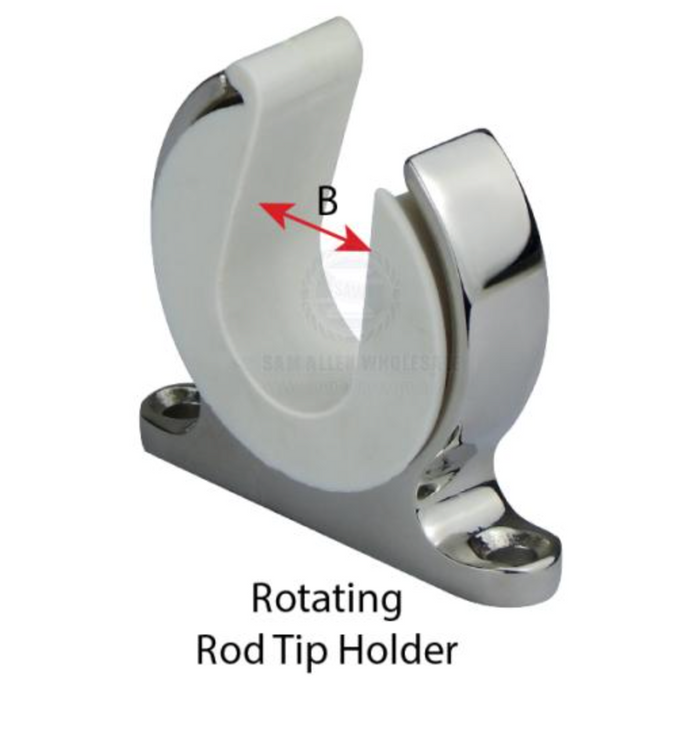 RELAXN ROD STORAGE HANGER - STAINLESS STEEL