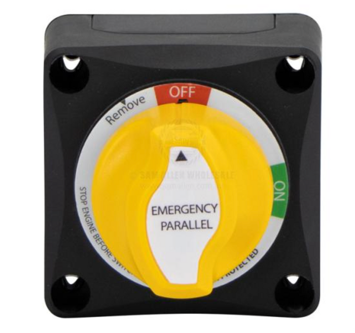 Relaxn Switch Battery Isolator Emergency Parallel HD - Compact Surface Mount