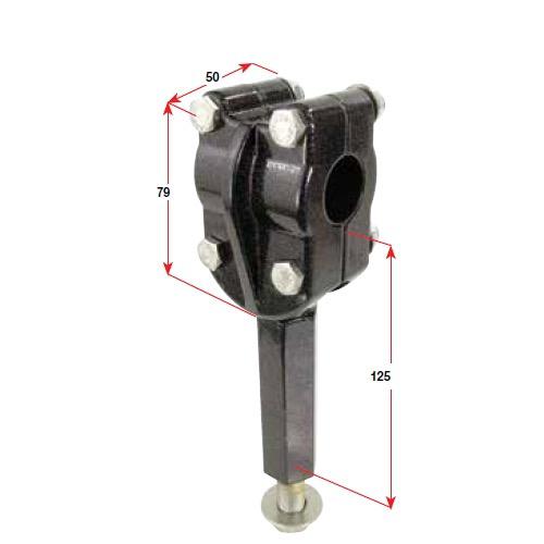 SeaStar Clamp Block - Inboard Heavy Duty Long Post