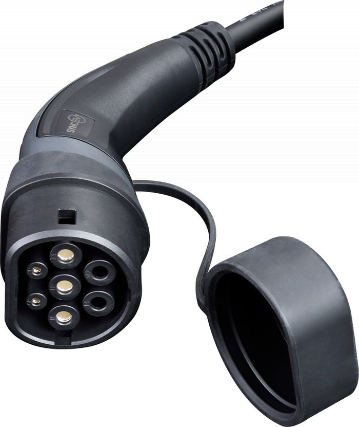 Sync Energy EVC22328SL Sync Energy 32A 7kW Mode 3 Type 2 to Type 2 EV charging cable 8m