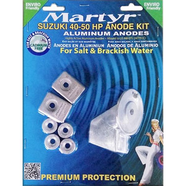Aluminium Anode Kit - Suzuki - Suits 40-50 HP - 0.39kg