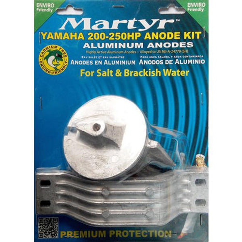 Aluminium Anode Kit - Yamaha - Suits 200-250 HP Outboard - 0.63kg