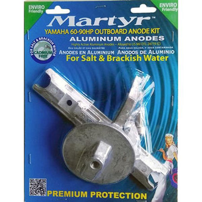 Aluminium Anode Kit - Yamaha - Suits 60-90 HP Outboard - 0.525kg