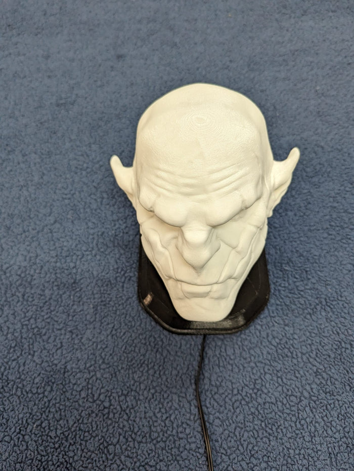 Azog Inspired Wall Trophy Lamp – 3D Printed LED Lord of the Rings Decor