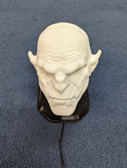 Azog Inspired Wall Trophy Lamp – 3D Printed LED Lord of the Rings Decor
