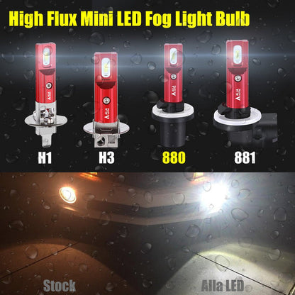 CAN-Bus 899 880 Fog Lights Super Bright LED Bulbs 893 884 892 H27 12V -Alla Lighting