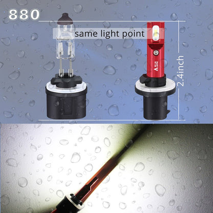 CAN-Bus 899 880 Fog Lights Super Bright LED Bulbs 893 884 892 H27 12V -Alla Lighting