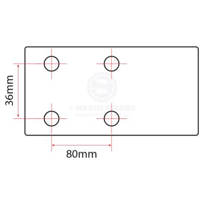 CAN Stainless Steel Shark Bow Roller 330mm