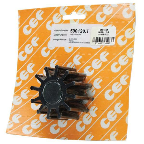 CEF Impeller Crusader/DJ Pump/Jabasco/JMP/Oberdorfer/Sherwood/Volvo-Penta/Westerbeke
