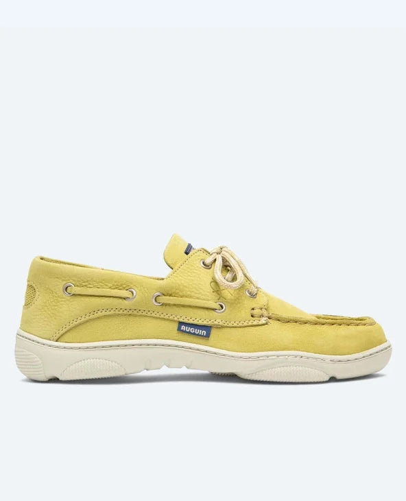 Christophe Auguin Unisex City P Boat Shoe - Jaune - Bosuns Boat