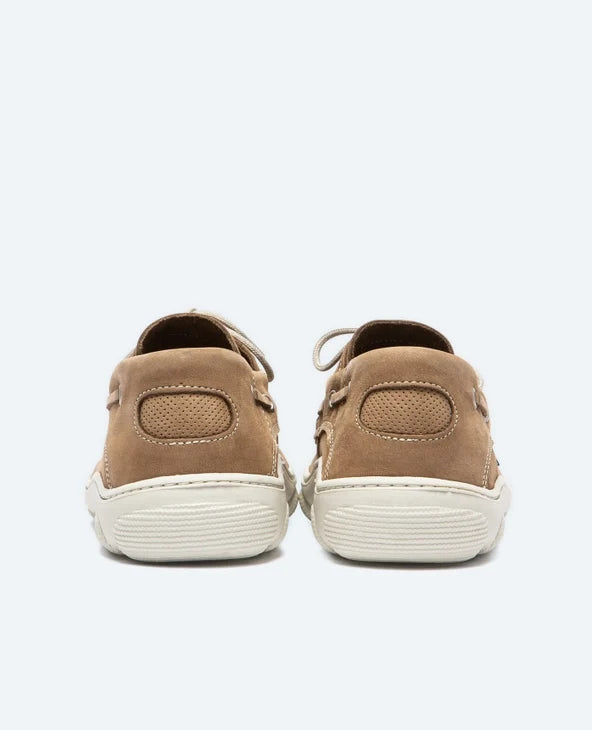 Christophe Auguin Unisex City P Boat Shoe - Taupe - Bosuns Boat