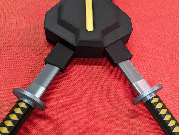 Deadpool & Wolverine Inspired Swords and Backpack Scabbards – 3D Printed Cosplay Set