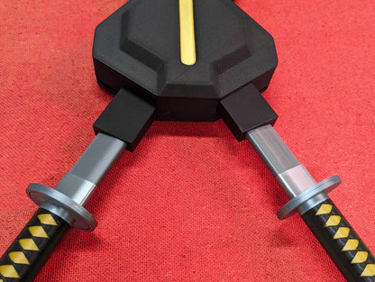 Deadpool & Wolverine Inspired Swords and Backpack Scabbards – 3D Printed Cosplay Set