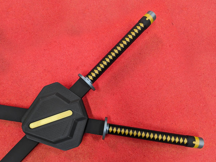 Deadpool & Wolverine Inspired Swords and Backpack Scabbards – 3D Printed Cosplay Set