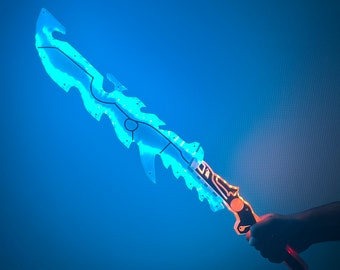 Guardian Sword Inspired by Zelda Breath of the Wild – LED 3D Printed Cosplay Prop