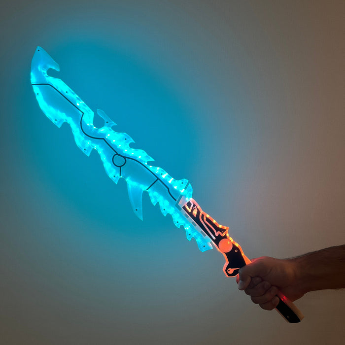 Guardian Sword Inspired by Zelda Breath of the Wild – LED 3D Printed Cosplay Prop