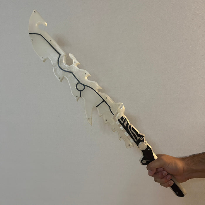 Guardian Sword Inspired by Zelda Breath of the Wild – LED 3D Printed Cosplay Prop