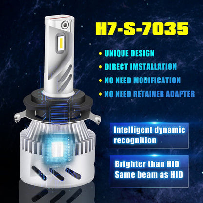 H7 LED Bulbs for Mercedes Benz, Volkswagen Tiguan w/ Retainer Clip -Alla Lighting