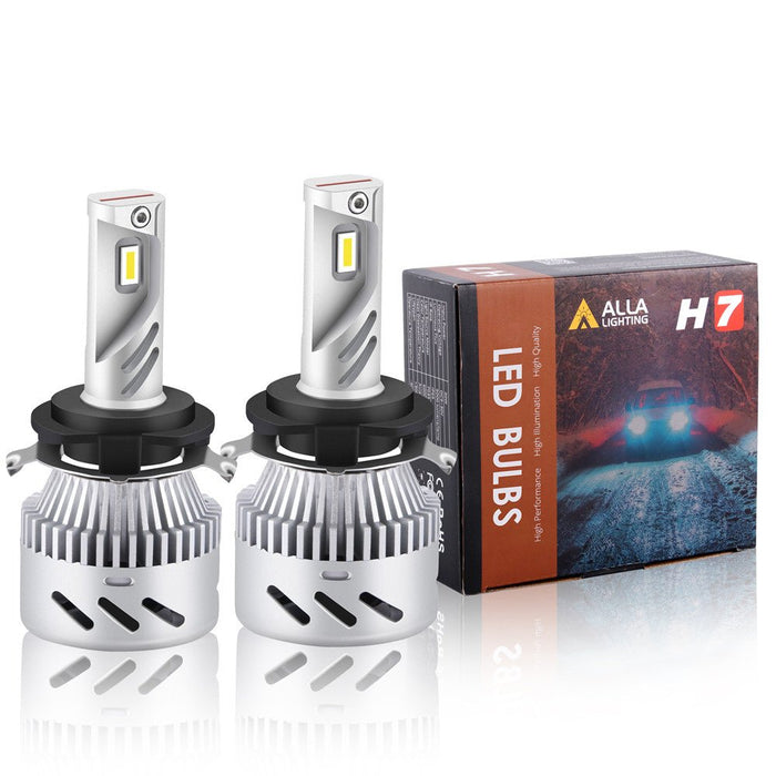 H7 LED Bulbs for Mercedes Benz, Volkswagen Tiguan w/ Retainer Clip -Alla Lighting