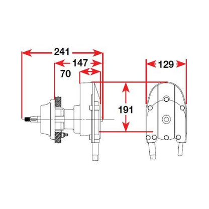 Helm - Quick Connect 4.0 Turn - Single Cable - Bosuns Boat
