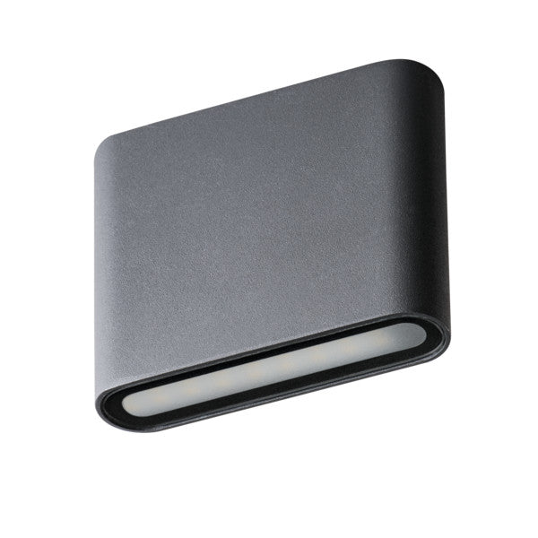 Kanlux GARTO Outdoor (IP54) Decorative LED Facade Luminaire/Wall Light EL 8W-GR (29270)