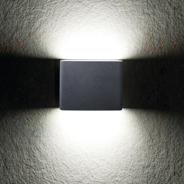 Kanlux GARTO Outdoor (IP54) Decorative LED Facade Luminaire/Wall Light EL 8W-GR (29270)