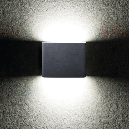 Kanlux GARTO Outdoor (IP54) Decorative LED Facade Luminaire/Wall Light EL 8W-GR (29270)