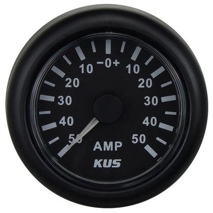 KUS 12/24V Amp Gauge - 52mm Dia.