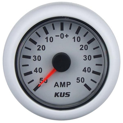 KUS 12/24V Amp Gauge - 52mm Dia.