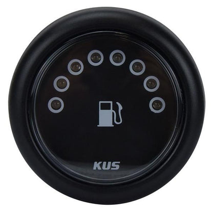 KUS 12/24V LED Fuel Tank Gauge - 52mm Dia. - Bosuns Boat