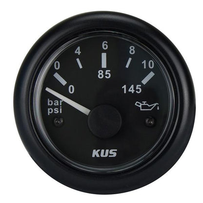 KUS 12/24V Oil Pressure Gauge - 52mm Dia.