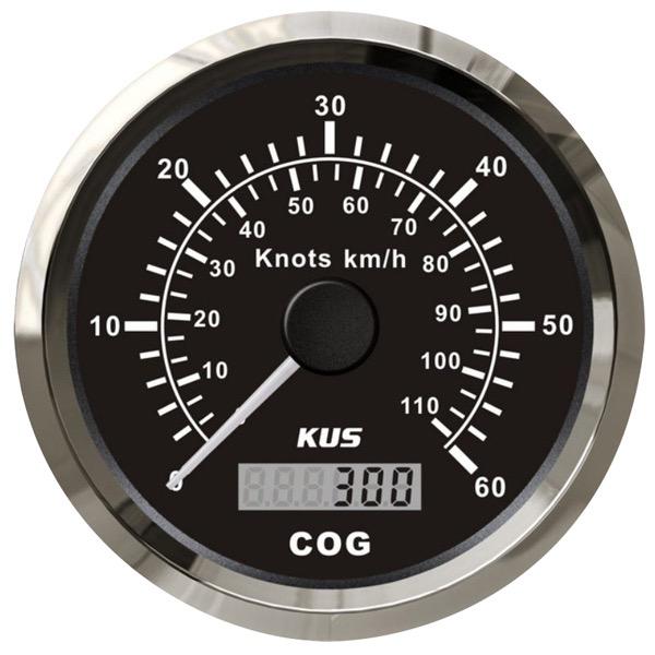 KUS 12/24V Speedo Gauge - 85mm Dia.