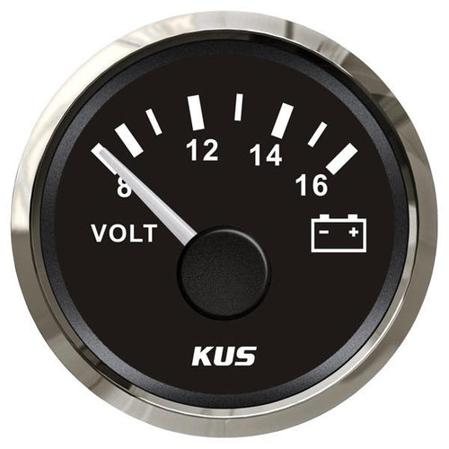 KUS 12V Voltmeter Gauge NMEA 2000 - 52mm Dia.