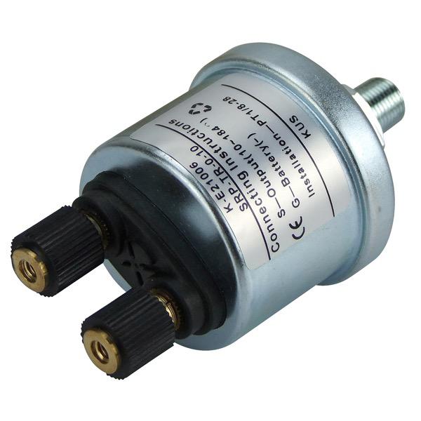 KUS 6-24V Pressure Sender - 10-184 Ohms - 0-10 Bar - 1/8"NPT