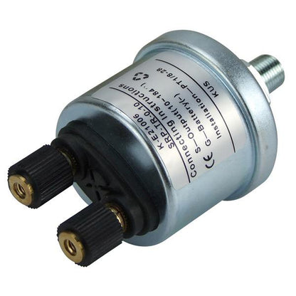 KUS 6-24V Pressure Sender - 10-184 Ohms - 0-10 Bar - 1/8"NPT