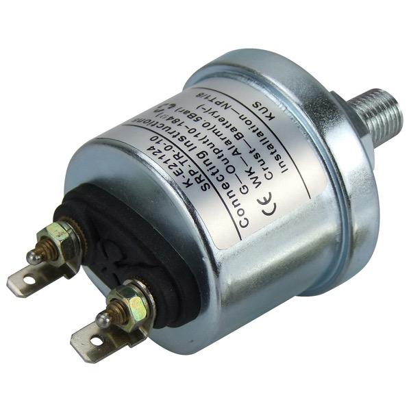 KUS 6-24V Pressure Sender - 10-184 Ohms - 0-10 Bar 0.5 Switch - 1/8"NPT