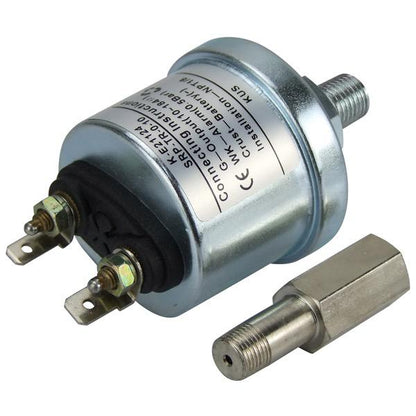 KUS 6-24V Pressure Sender - 10-184 Ohms - 0-10 Bar 0.5 Switch - 1/8"NPT