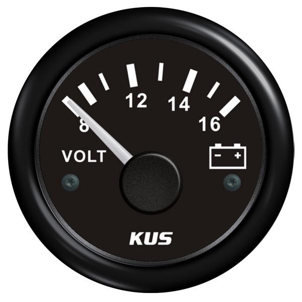 KUS Volt Meter Gauge - 52mm Dia.