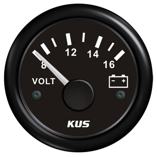 KUS Volt Meter Gauge - 52mm Dia.