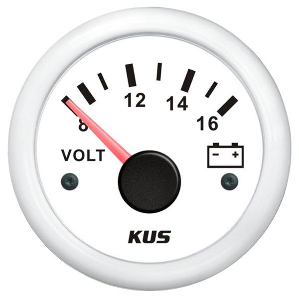 KUS Volt Meter Gauge - 52mm Dia.