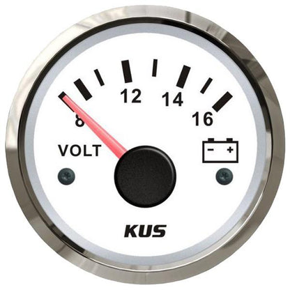 KUS Volt Meter Gauge - 52mm Dia.