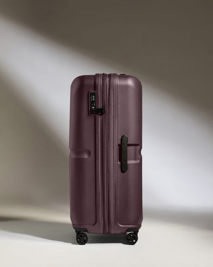 Large Luggage in Lagoon Purple - Single Stripe