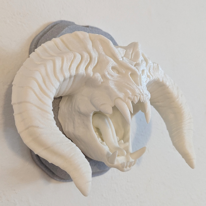 Lord of the Rings Balrog Inspired Wall Trophy Lamp – 3D Printed LED Fantasy Decor