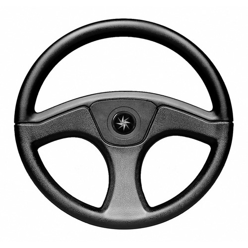 Luisi Steering Wheel - Ace Three Spoke PVC - Dia: 340mm - 13.4in - Black