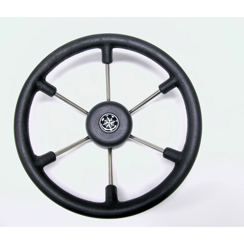 Luisi Steering Wheel - Leader Six Spoke Stainless Steel