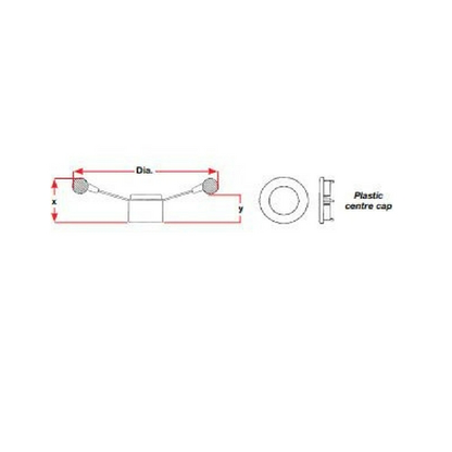 Luisi Steering Wheel - Manta Three Spoke Aluminium - Dia: 357mm - 14in