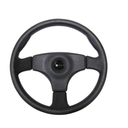 Luisi Steering Wheel - Stealth Three Spoke PVC - Dia: 350mm - 13.8in