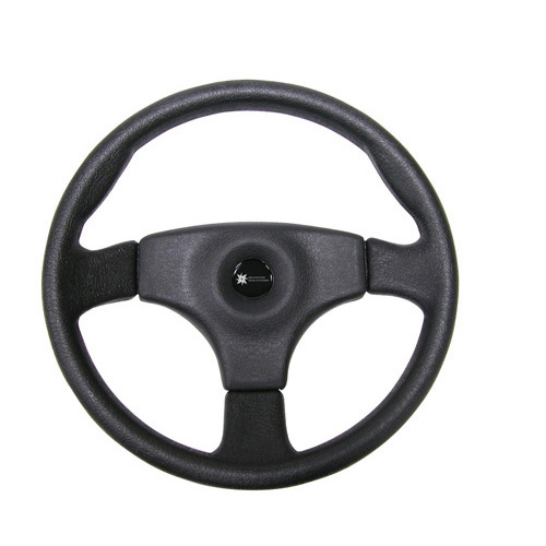 Luisi Steering Wheel - Stealth Three Spoke PVC - Dia: 350mm - 13.8in